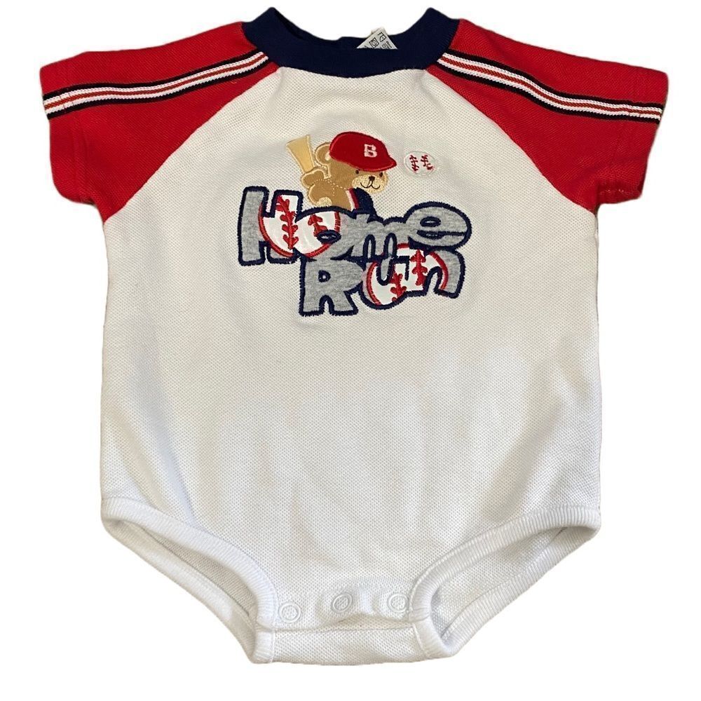 Infant Baby Y2K Sesame Street Baseball Onesie